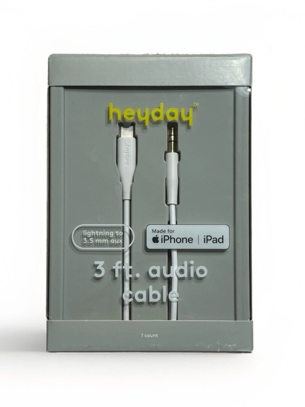 Heyday White Lightning to USB Cable for Apple Devices